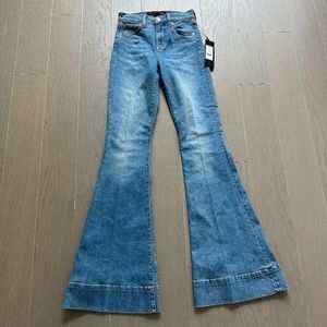 Veronica Beard Blue Flare Jeans